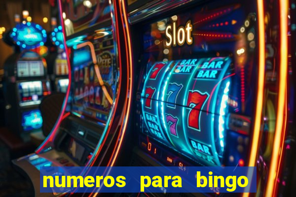 numeros para bingo de 1 a 90